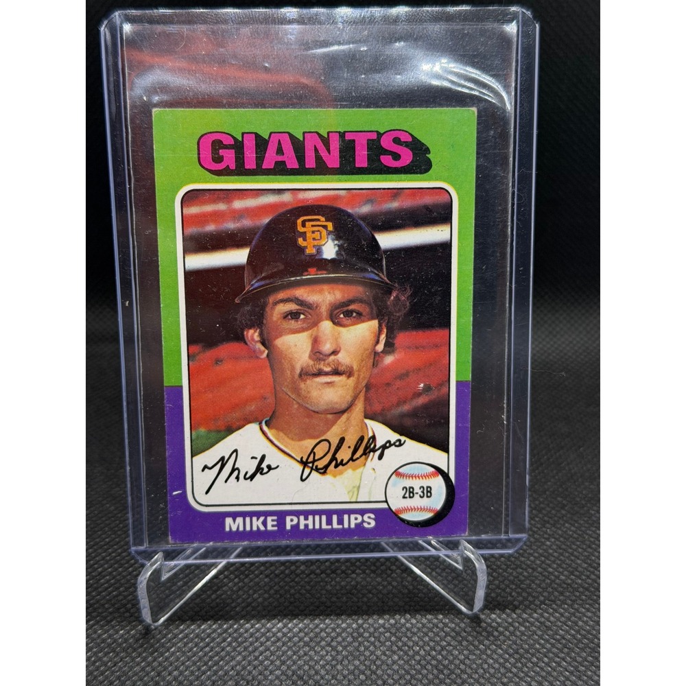 1975 Topps Mike Phillips San Francisco Giants Baseball Card #642 Vintage MLB